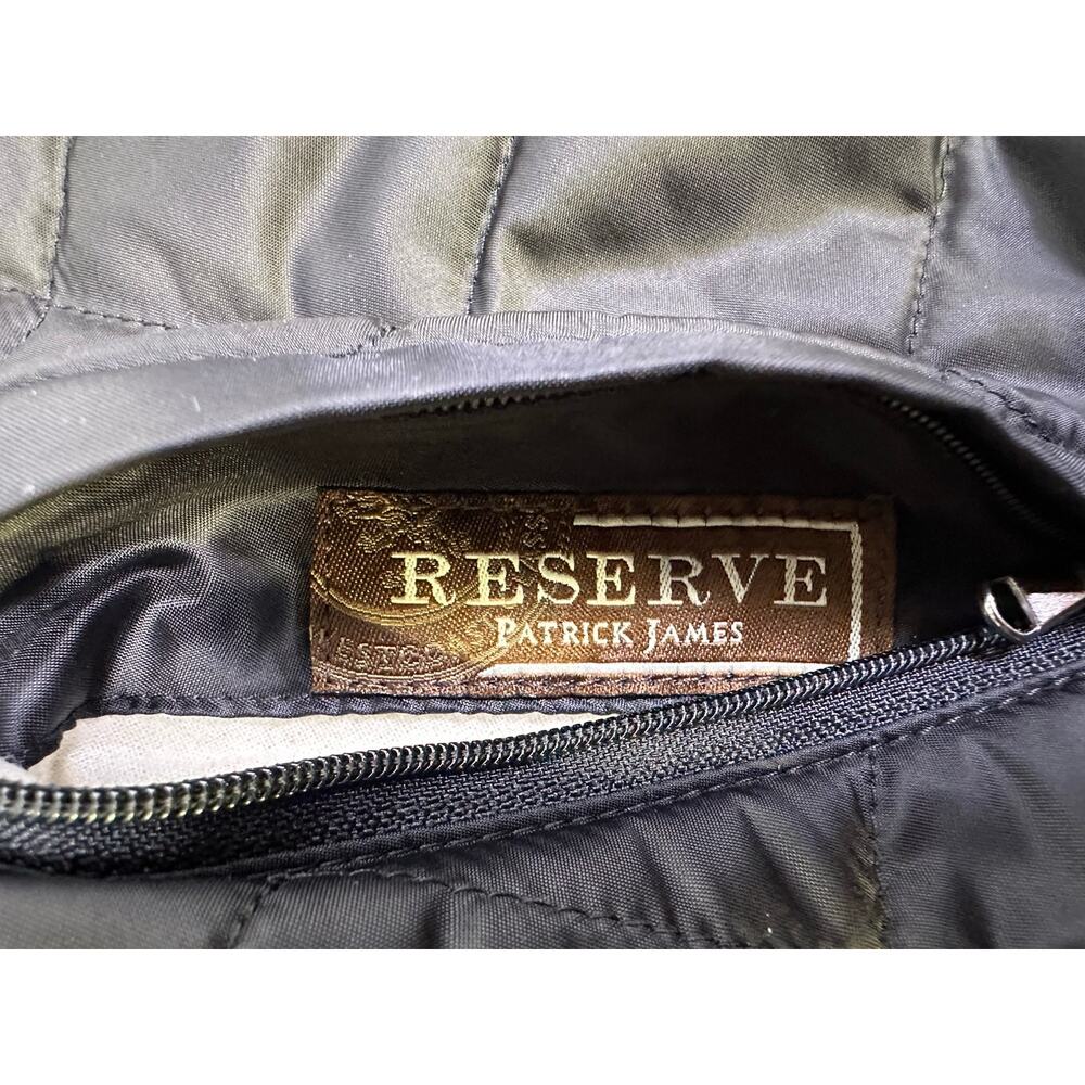 'Reserve' Patrick James Black or Check Reversible Quilted Insulated Vest-Mens L - Picture 9 of 10